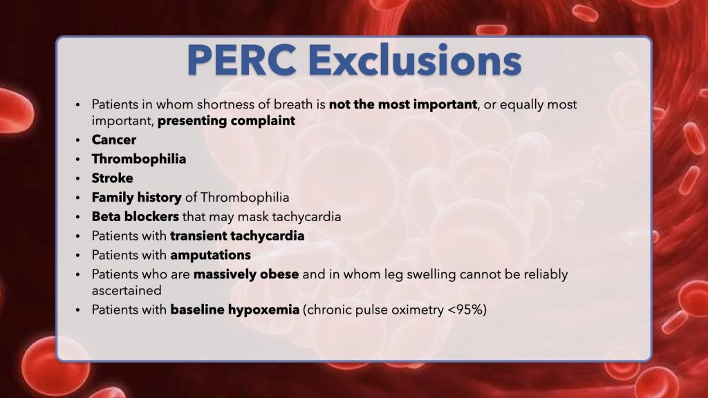 PERC Exclusions
