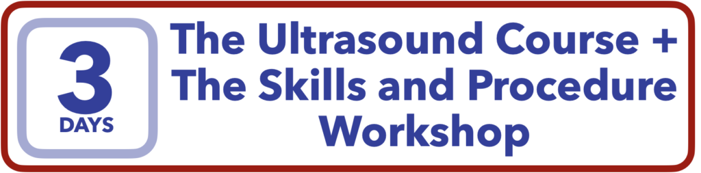 The Ultrasound Course and the Skills and Procedure Workshop